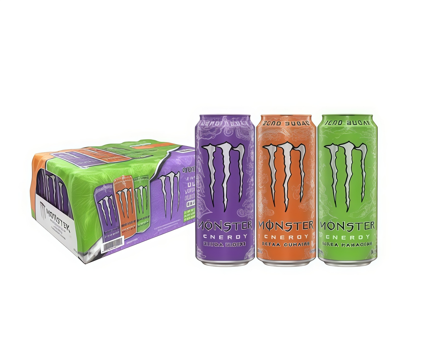 Zero-Cal Energy Drink, 16oz (15 Cans) with Caffeine