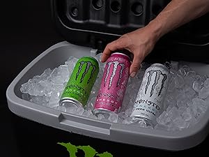 Zero-Cal Energy Drink, 16oz (15 Cans) with Caffeine
