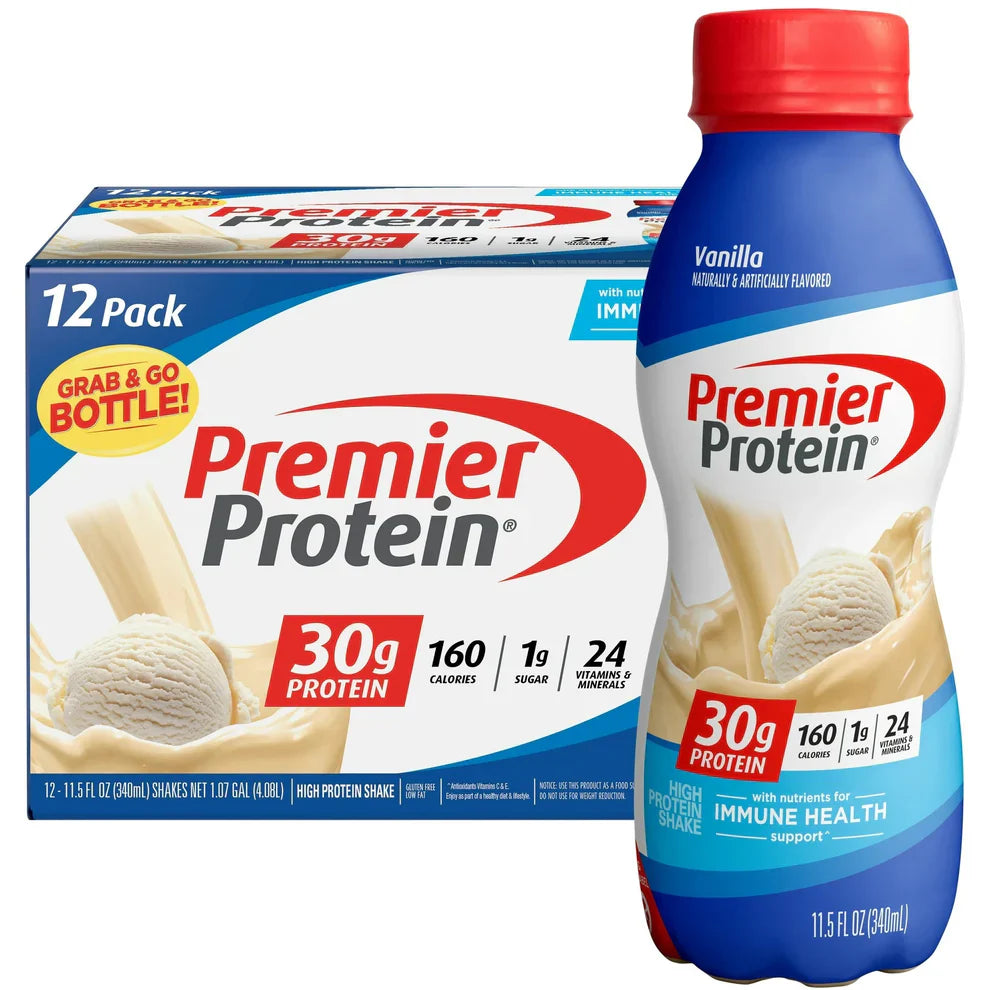 Premier Protein Shakes 30g Protein 1g Sugar - 12pk