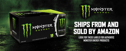 Zero-Cal Energy Drink, 16oz (15 Cans) with Caffeine