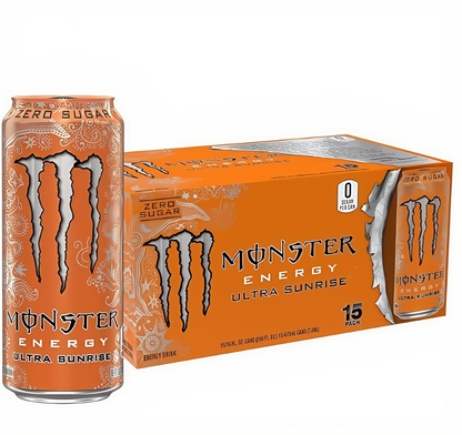 Zero-Cal Energy Drink, 16oz (15 Cans) with Caffeine