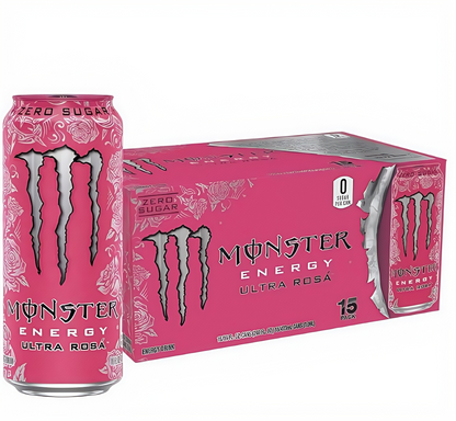 Zero-Cal Energy Drink, 16oz (15 Cans) with Caffeine